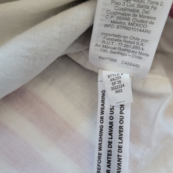 J Crew Button Up Midi Belted Linen Dress Mixed Stripe AK255 - Picture 12 of 12